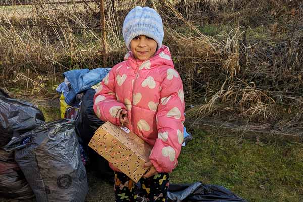 Happy Children with Their Gifts