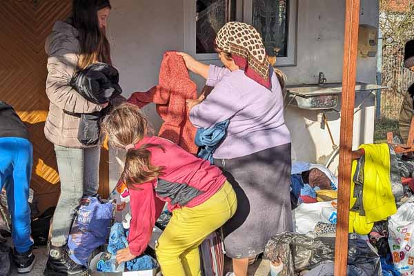 Clothing Distributed to Locals